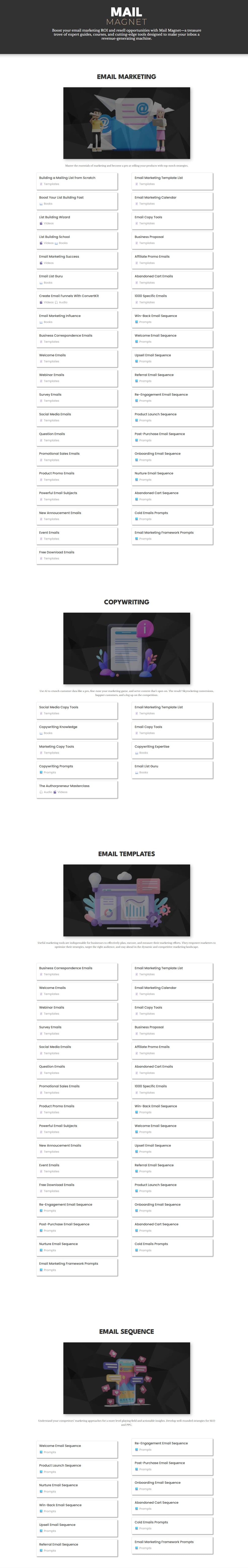 Product comparison chart with four different electronic devices on a white background