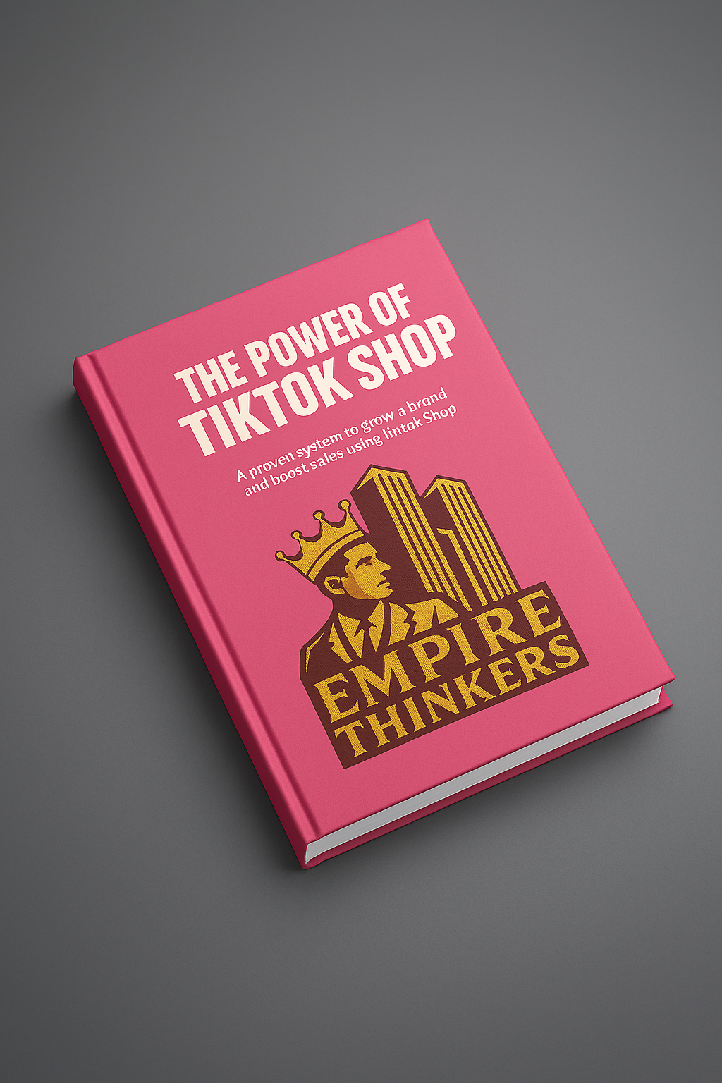 The Power of TikTok Shop book by Empire Thinkers – a proven system to grow a brand and boost sales using TikTok Shop.