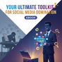 Your Ultimate Toolkit for Social Media Domination™

Also show how it will solve a prolbem

a professional eye catching EBOOK cover for product. size 1024x1024

Always add ebook and something customer wants to see

No author title
